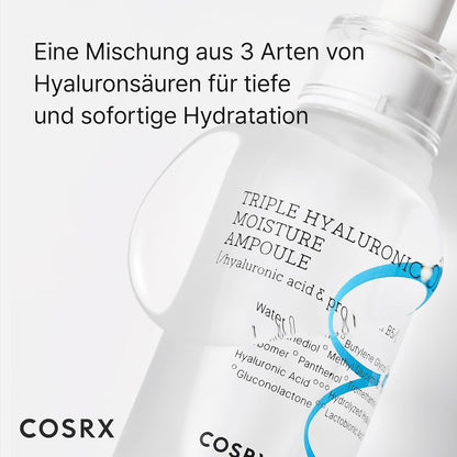 COSRX - Triple Hyaluronic Moisture Ampoule– Deep Hydration Serum
