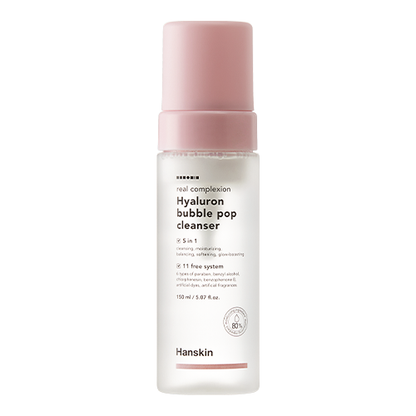 Hanskin Real Complexion Hyaluron Bubble Pop Cleanser (150ml)