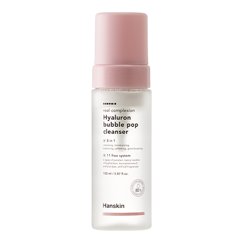 Hanskin Real Complexion Hyaluron Bubble Pop Cleanser (150ml)