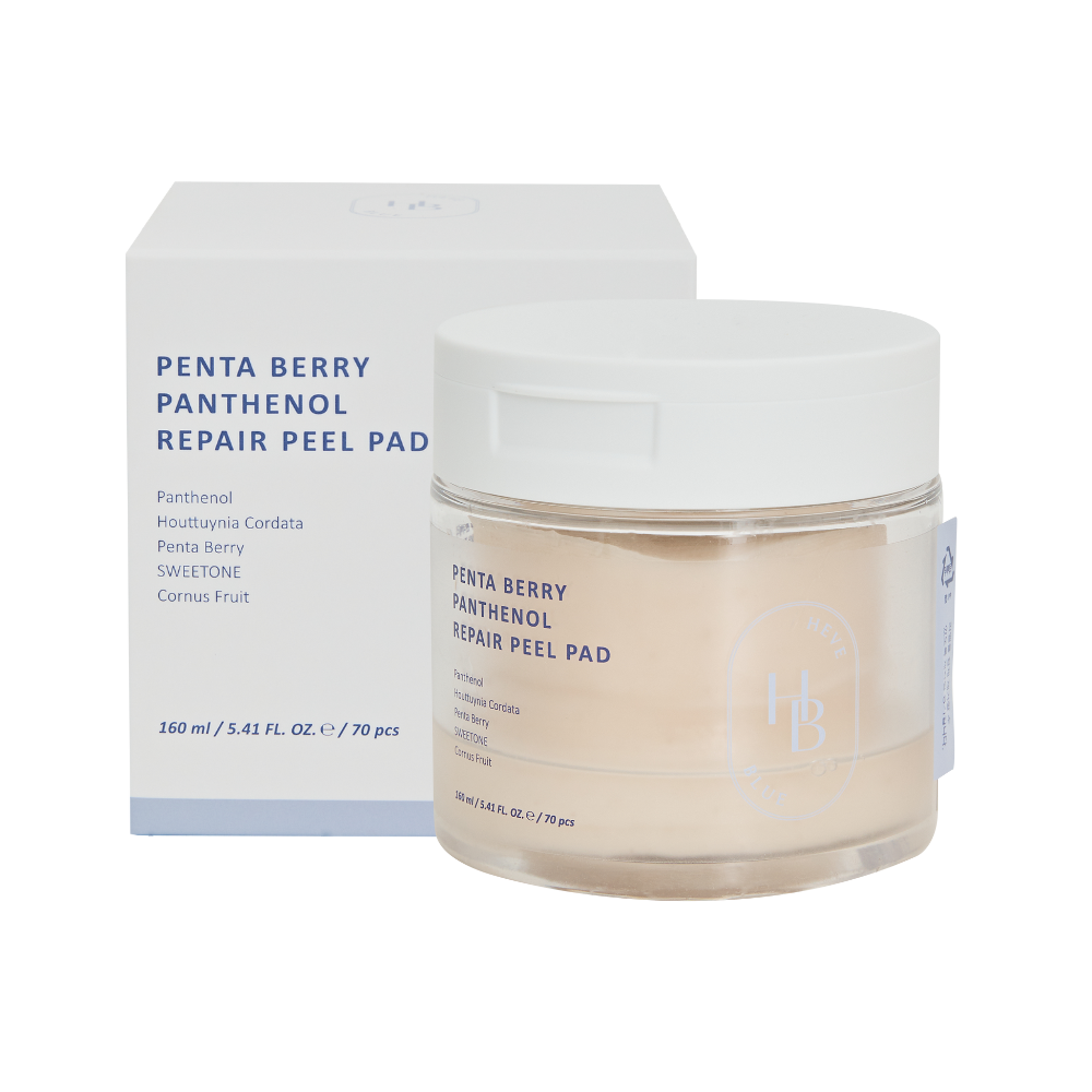 Heveblue Pentaberry Panthenol Repair Peel Pad - 70pcs (160ml)