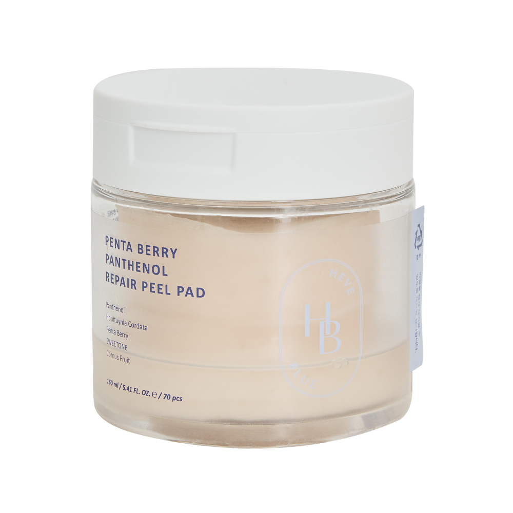Heveblue Pentaberry Panthenol Repair Peel Pad - 70pcs (160ml)