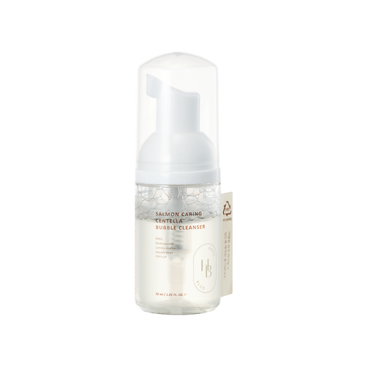 Heveblue Salmon Caring Centella Bubble Cleanser - Mini (30ml)