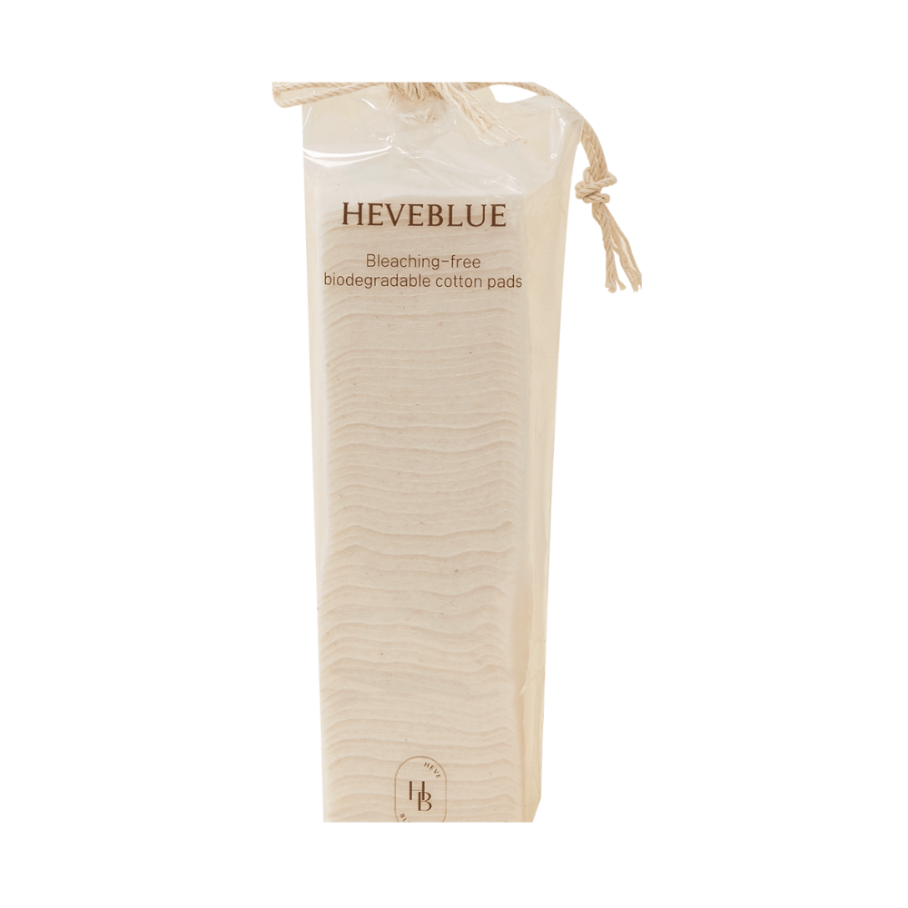 Heveblue Unbleached Biodegradable 100% Cotton Pad - 70pcs