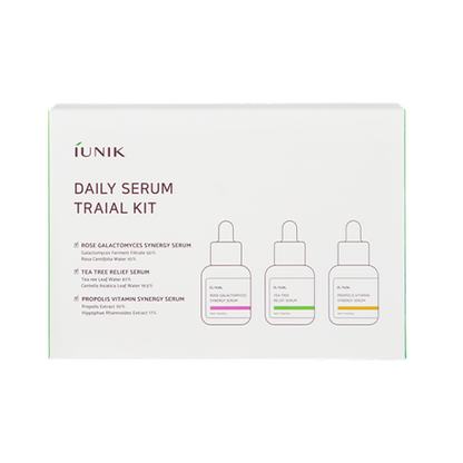 Iunik Daily Serum Trial Kit (3 Items)