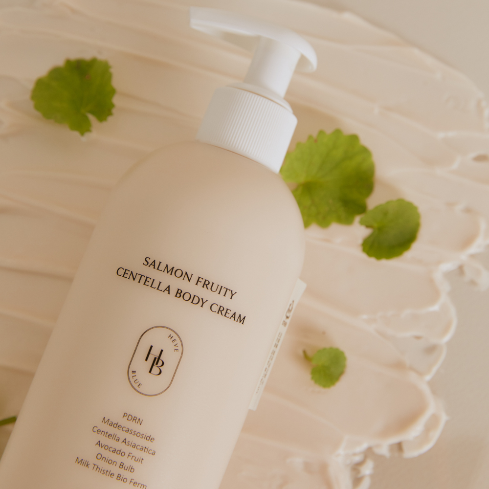 Heveblue Salmon Fruity Centella Body Cream (300ml)