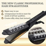 Curling and Straightening Dual Use Hair Straightener - Portable, Constant Temperature with 4 Gears for Effortless Styling