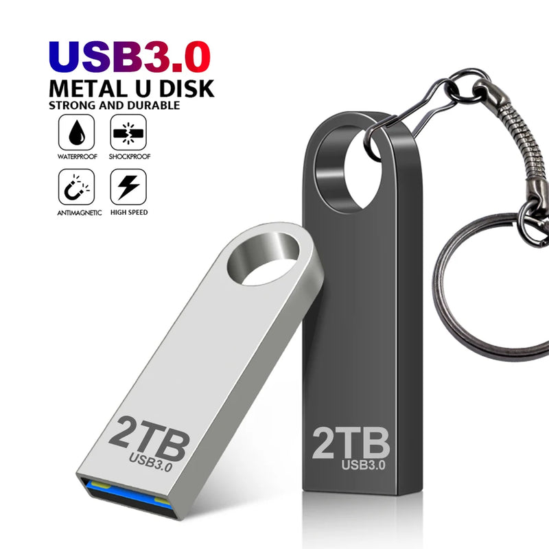 New 2025 2TB USB Flash Drive - High-Speed Metal Pen Drive for Xiaomi Mijia Equipment