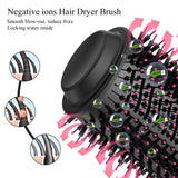 4 in 1 Hair Straightener, Curling Iron, and Hot Air Comb for Volumizing and Drying