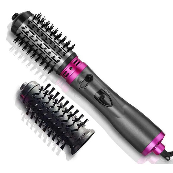 Automatic Rotating Hair Dryer Brush 2 In 1 Styling Tool with 360 Degree Curling Iron Comb