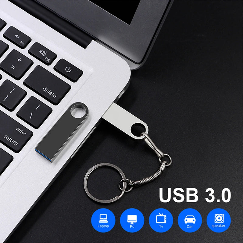 New 2025 2TB USB Flash Drive - High-Speed Metal Pen Drive for Xiaomi Mijia Equipment