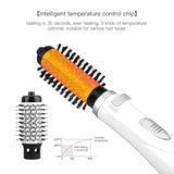 Automatic Rotating Hair Dryer Brush 2 In 1 Styling Tool with 360 Degree Curling Iron Comb