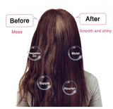 4 in 1 Hair Straightener, Curling Iron, and Hot Air Comb for Volumizing and Drying