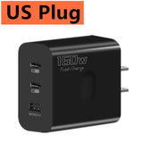 160W USB Type C Fast Charger with Quick Charge 3.0 for iPhone, Samsung, Xiaomi, Redmi, and OPPO
