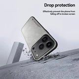 Luxury Leather iPhone 17 Pro Max Case - Shockproof Cover for Ultimate Protection
