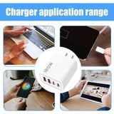 Xiaomi 120W Fast Charger 4 Port USB Type C Quick Charge 3.0 Adapter for iPhone Samsung Huawei