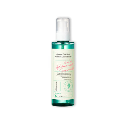 AXIS - Y Quinoa One Step Balanced Gel Cleanser – pH-Balanced Face Wash with Quinoa for Sensitive & Combination Skin