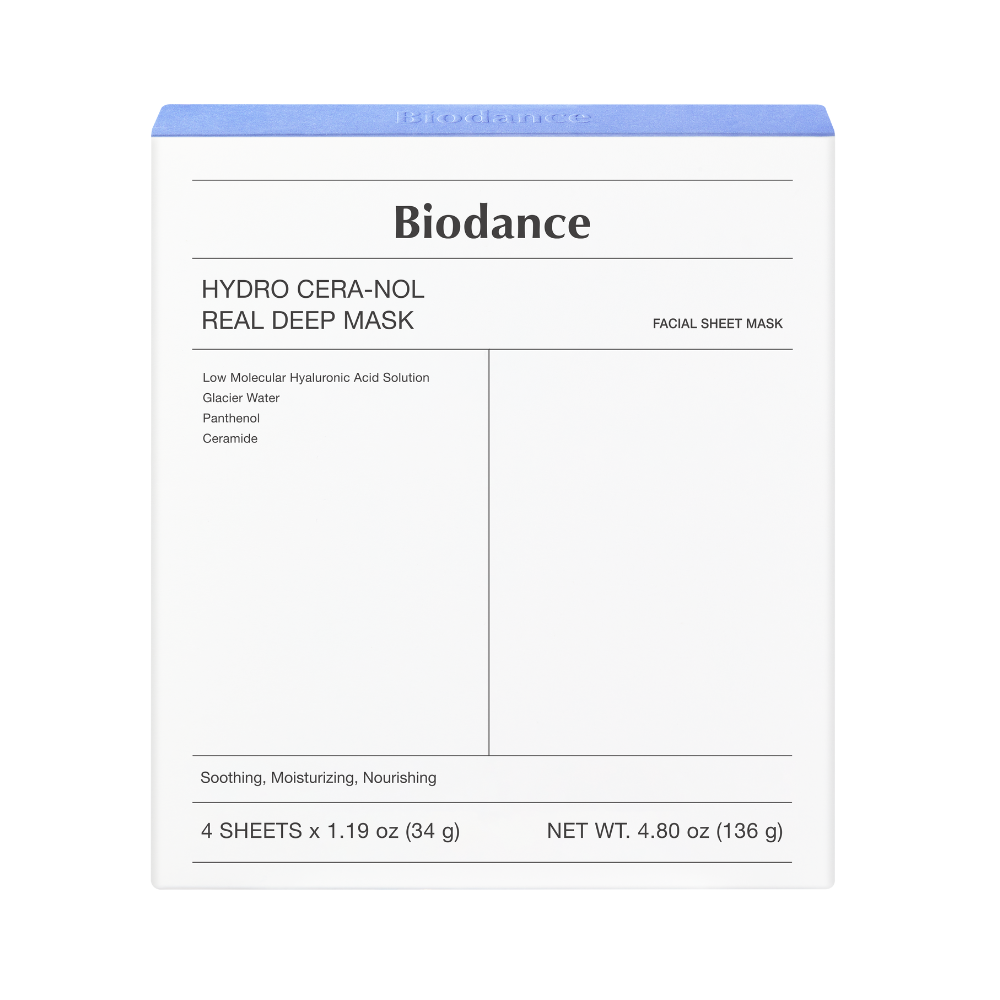 Biodance Hydro Cera-Nol Real Deep Mask - 4pcs Box