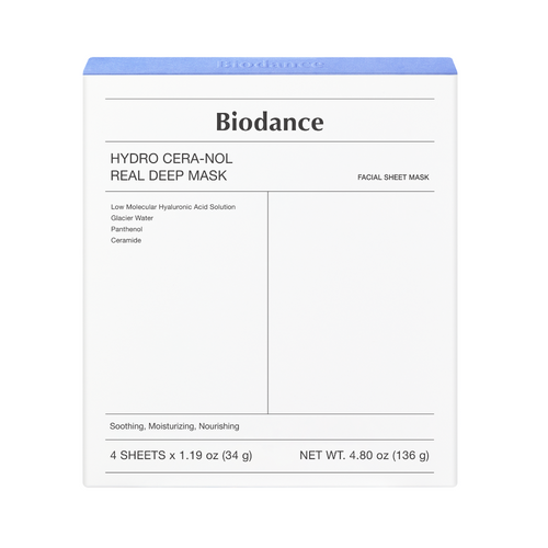 Biodance Hydro Cera-Nol Real Deep Mask - 4pcs Box