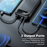 9000000mAh Power Bank - Fast Charging USB External Battery for Mobile Phones