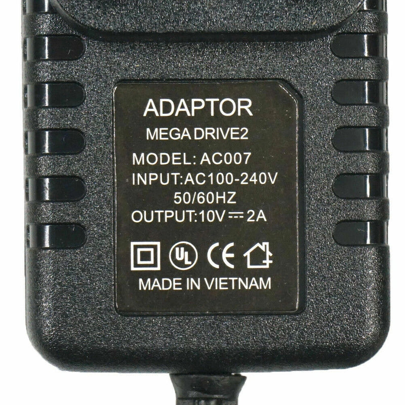 9V Adapter Sega Mega Drive II – 1A AC Power Supply Plug