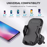 360° Car Phone Holder – Universal Mount for Windshield, Dashboard, Air Vent & Desk