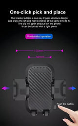 360° Car Phone Holder – Universal Mount for Windshield, Dashboard, Air Vent & Desk